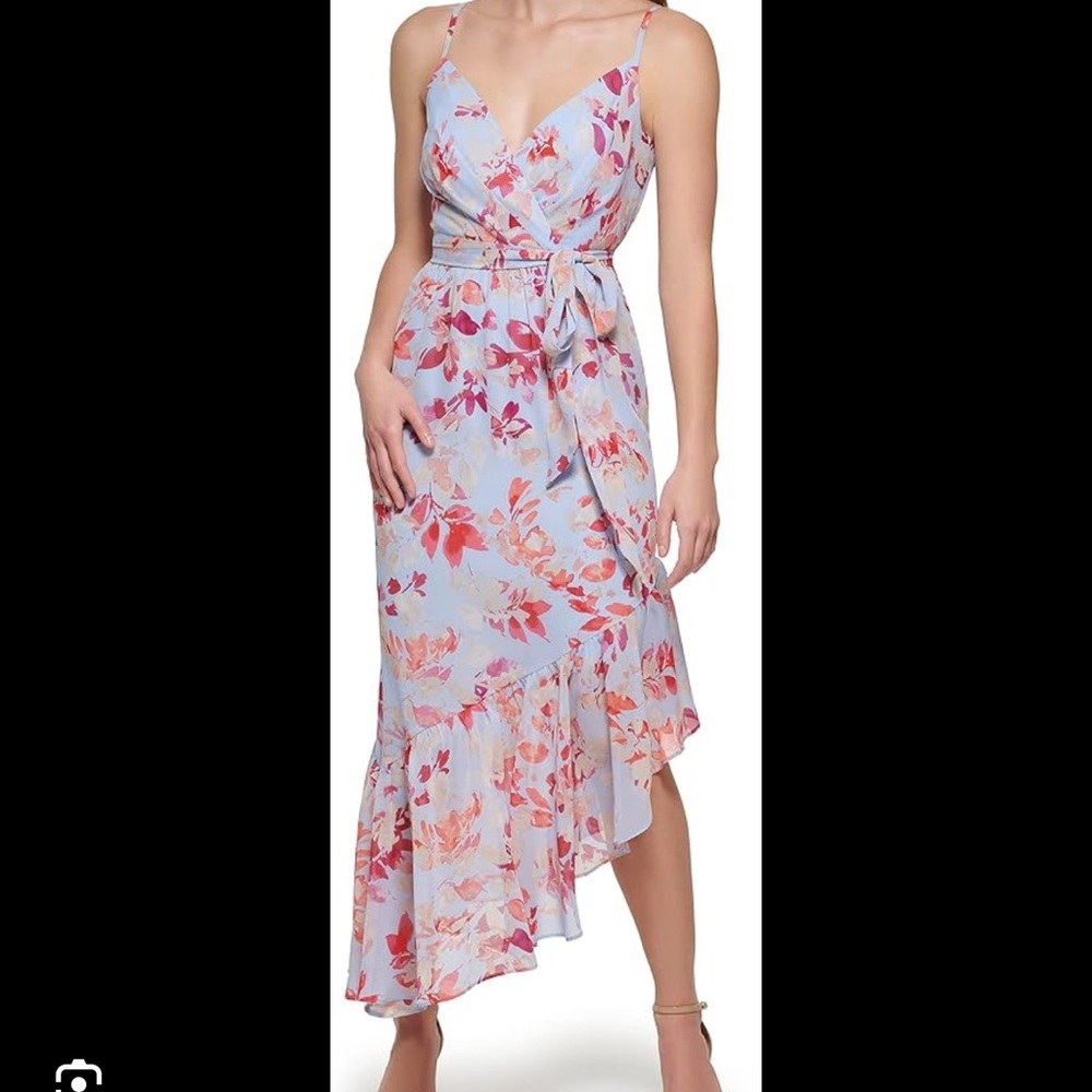 NWOT Eliza j ruffle maxi